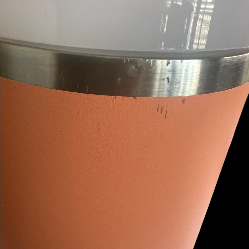 Stanley 40 Oz Tumbler Lid and Straw Grapefruit? Coral Peach Insulated Travel - Picture 6 of 7